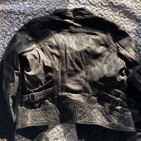 Diesel leather motorcycle jacket - Picture 2 of 6